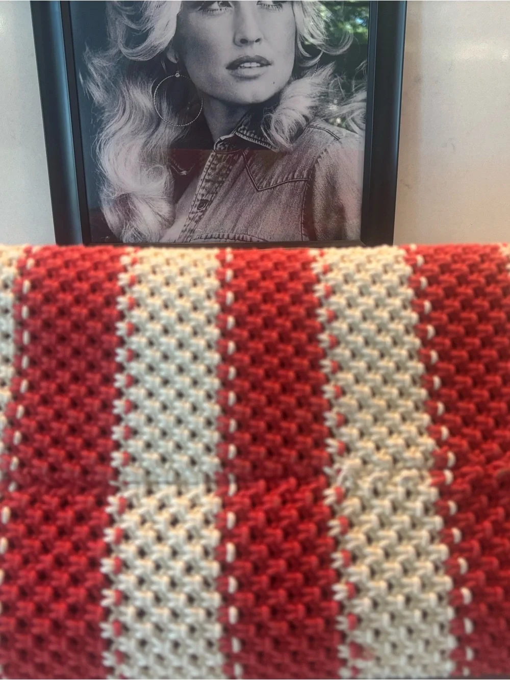 Clare V. - Summer Simple Poppy Crochet Stripe Tote Bag